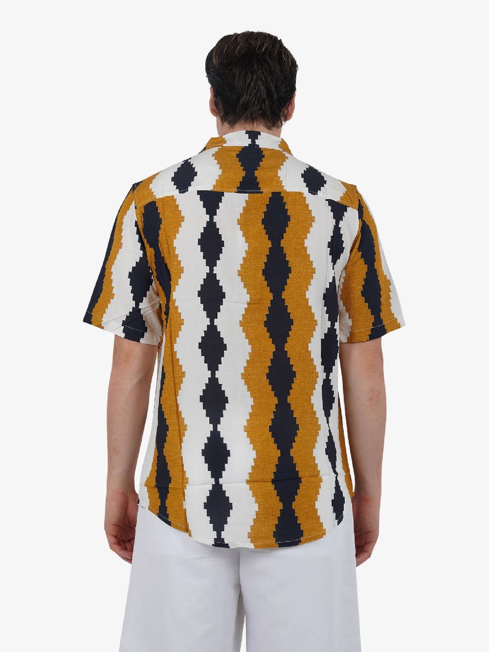 TOOCO Camicia Bowling Curcuma Uomo Marrone