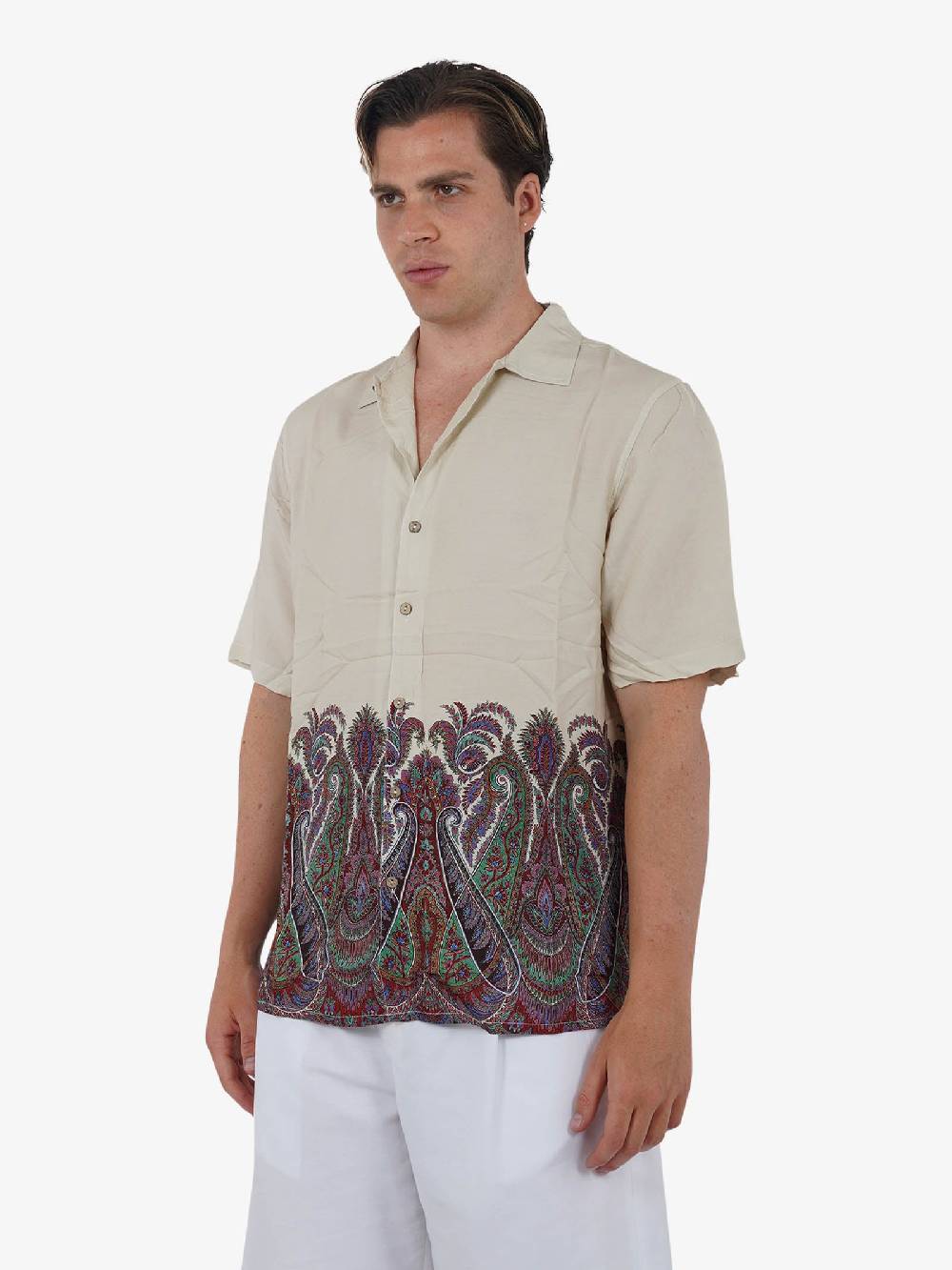 TOOCO Camicia Bowling Kenzia Uomo Panna