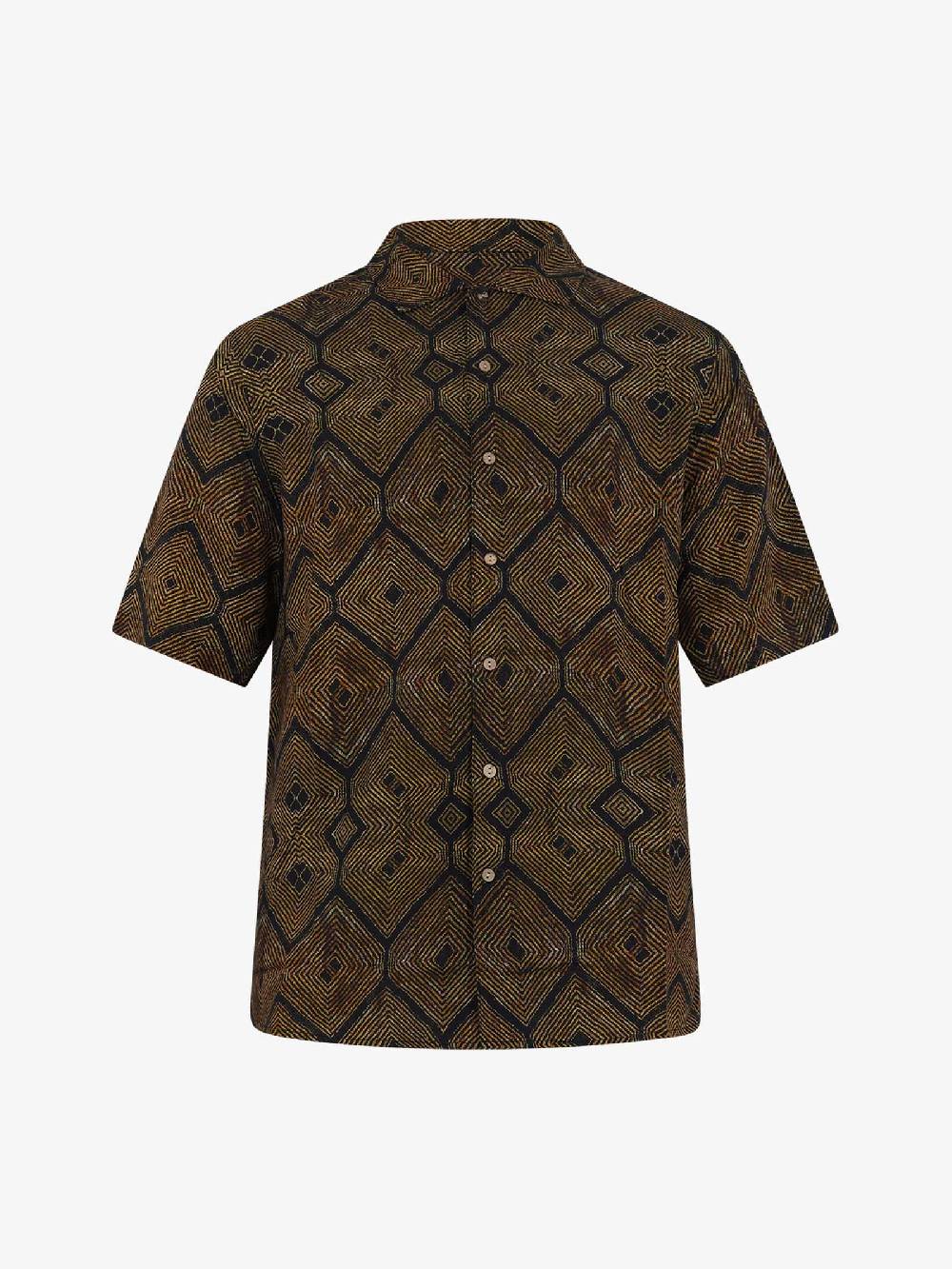 TOOCO Camicia Bowling Tanzania Uomo Nero