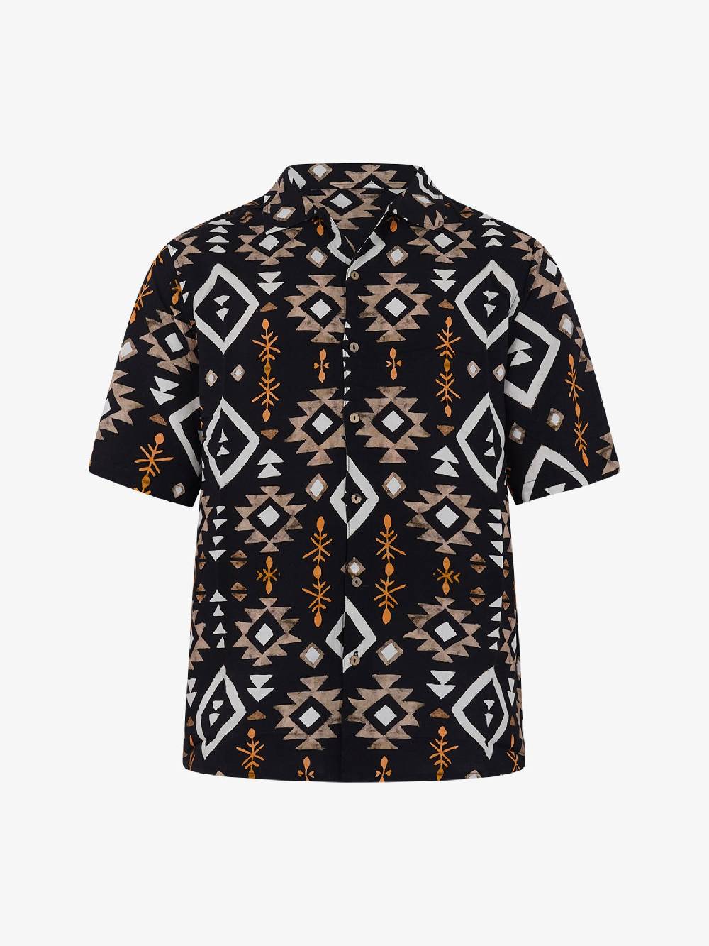 TOOCO Camicia Bowling Uxmal Uomo Nero