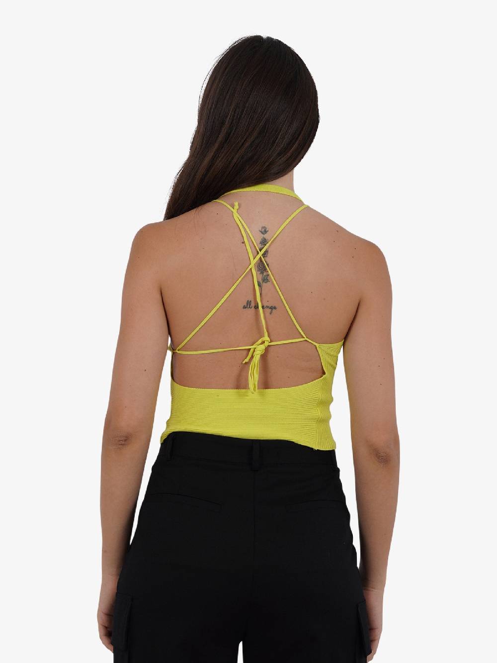 VICOLO Top Scollo All'americana 22063B Donna Viscosa Verde