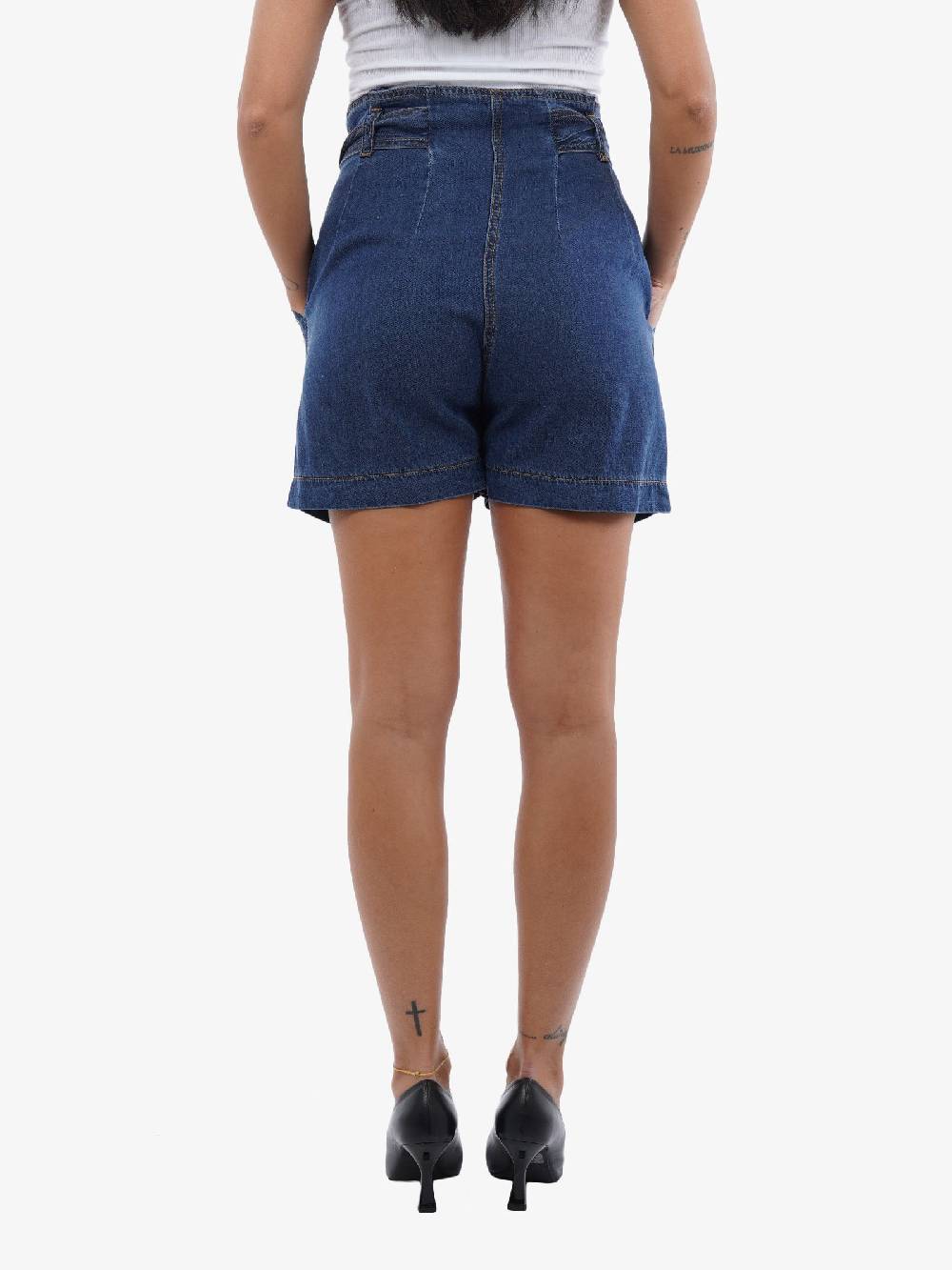 TRASH AND LUXURY Shorts In Denim Donna
