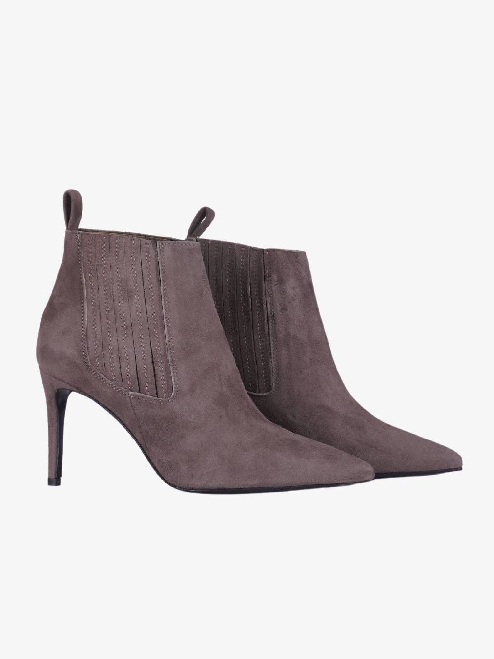 MARC ELLIS Tronchetti MT49 Donna In Camoscio Marrone