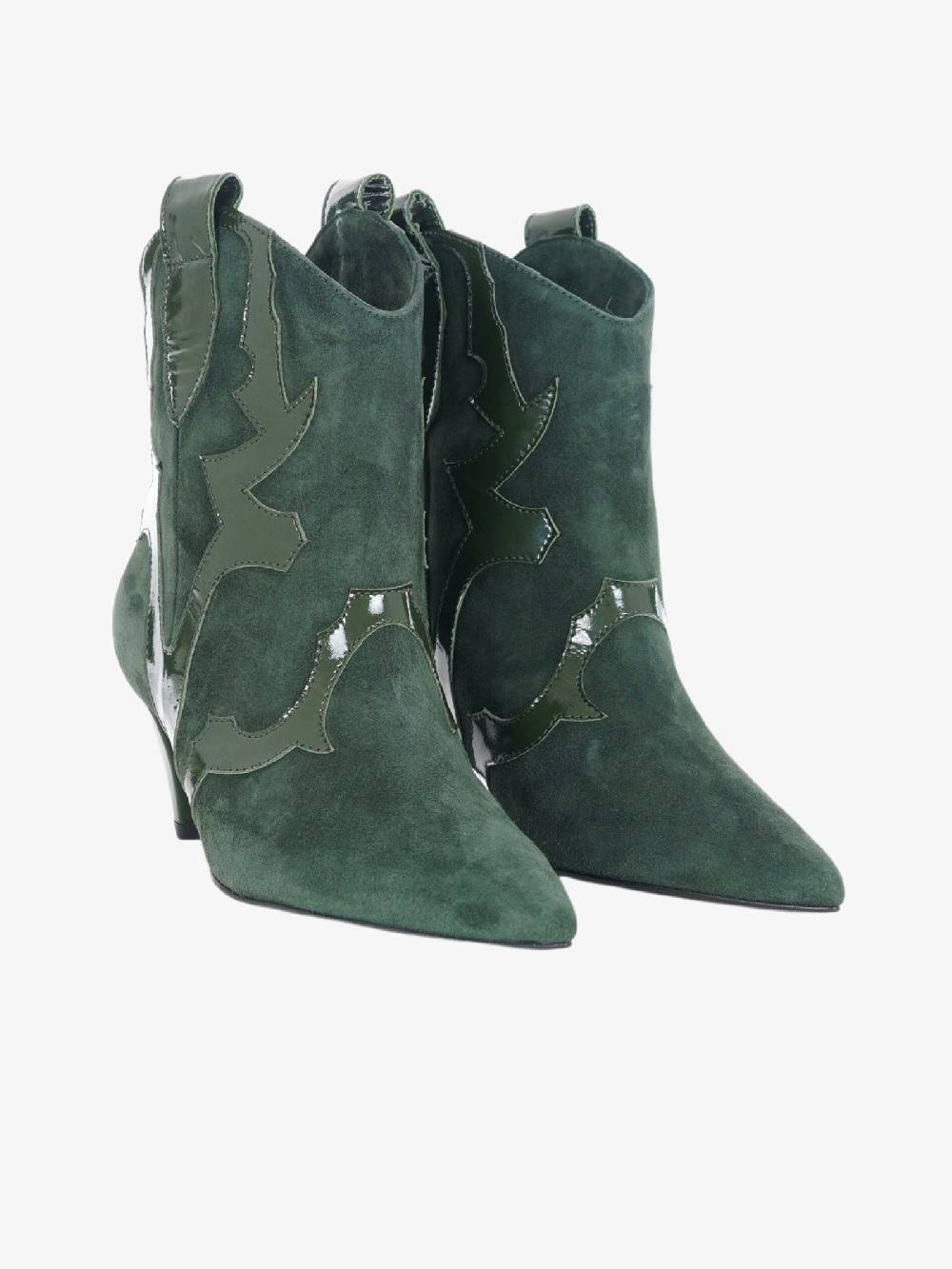 MARC ELLIS Tronchetti Texani MT-240 Donna Camoscio Verde