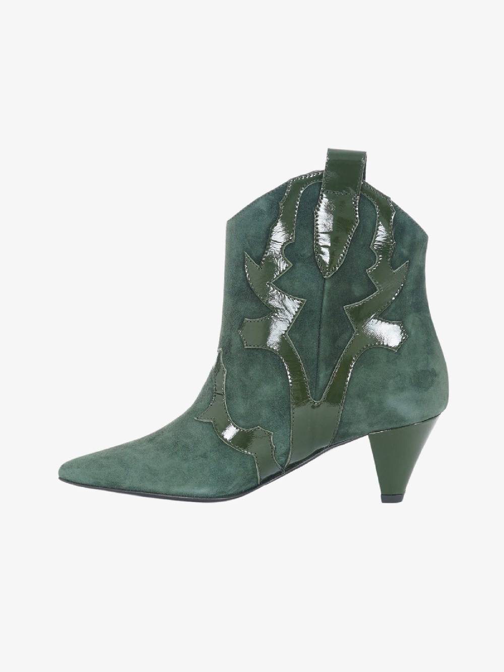 MARC ELLIS Tronchetti Texani MT-240 Donna Camoscio Verde