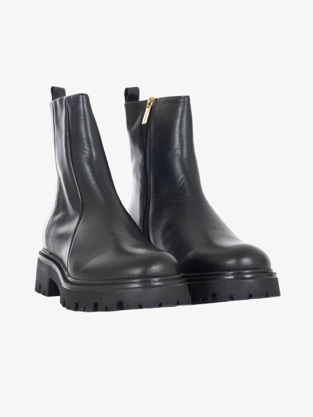 VSL Tronchetto 7018VITELLO Donna In Pelle Vitello Nero