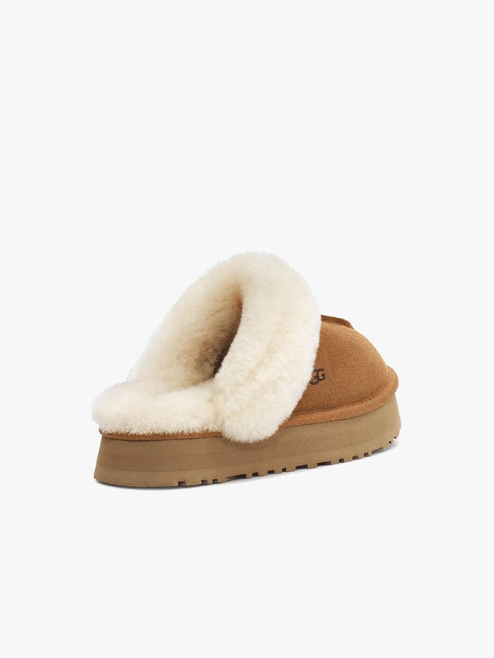 UGG Sabot Disquette Donna Marrone/bianco