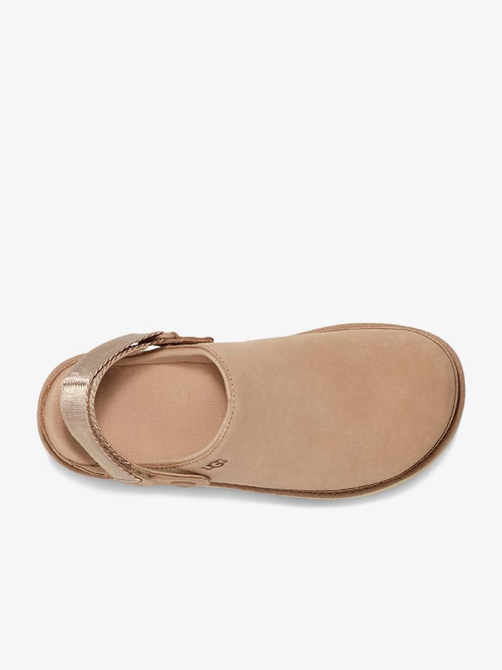 UGG Sabot Goldencoast 1138252 Donna In Pelle Legno