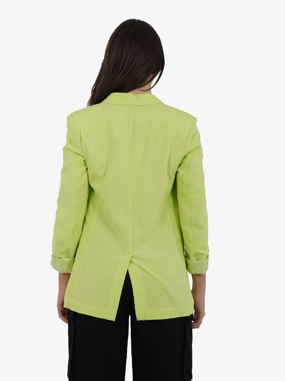 VICOLO Giacca Monopetto TB1561 Donna Viscosa Verde