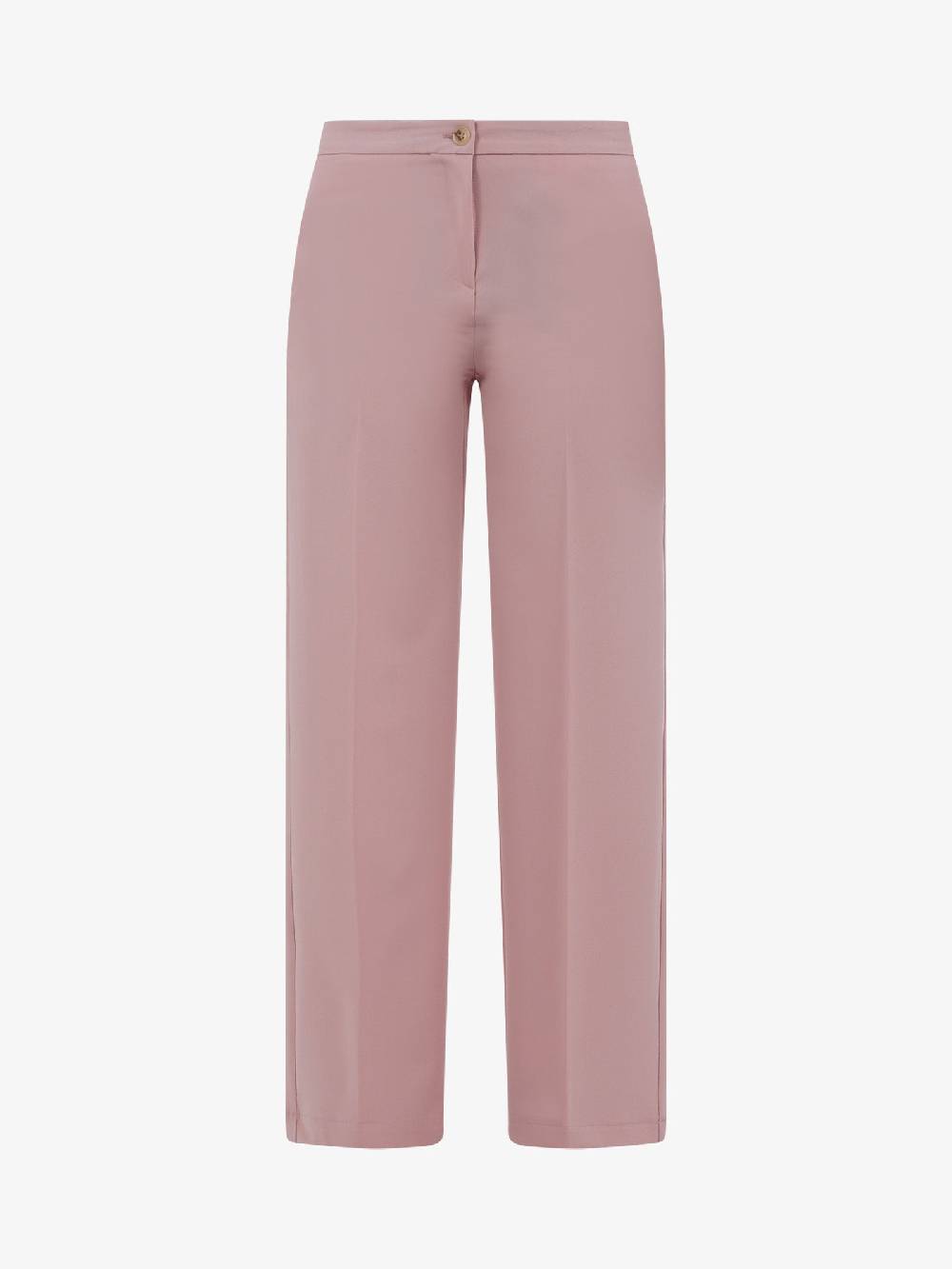 VICOLO Pantalone Basic Palazzo TB0236 Donna Rosa