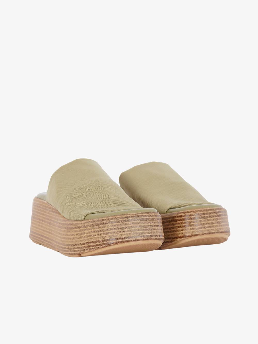 VINTAGE Ciabatte In Rafia Donna Verde