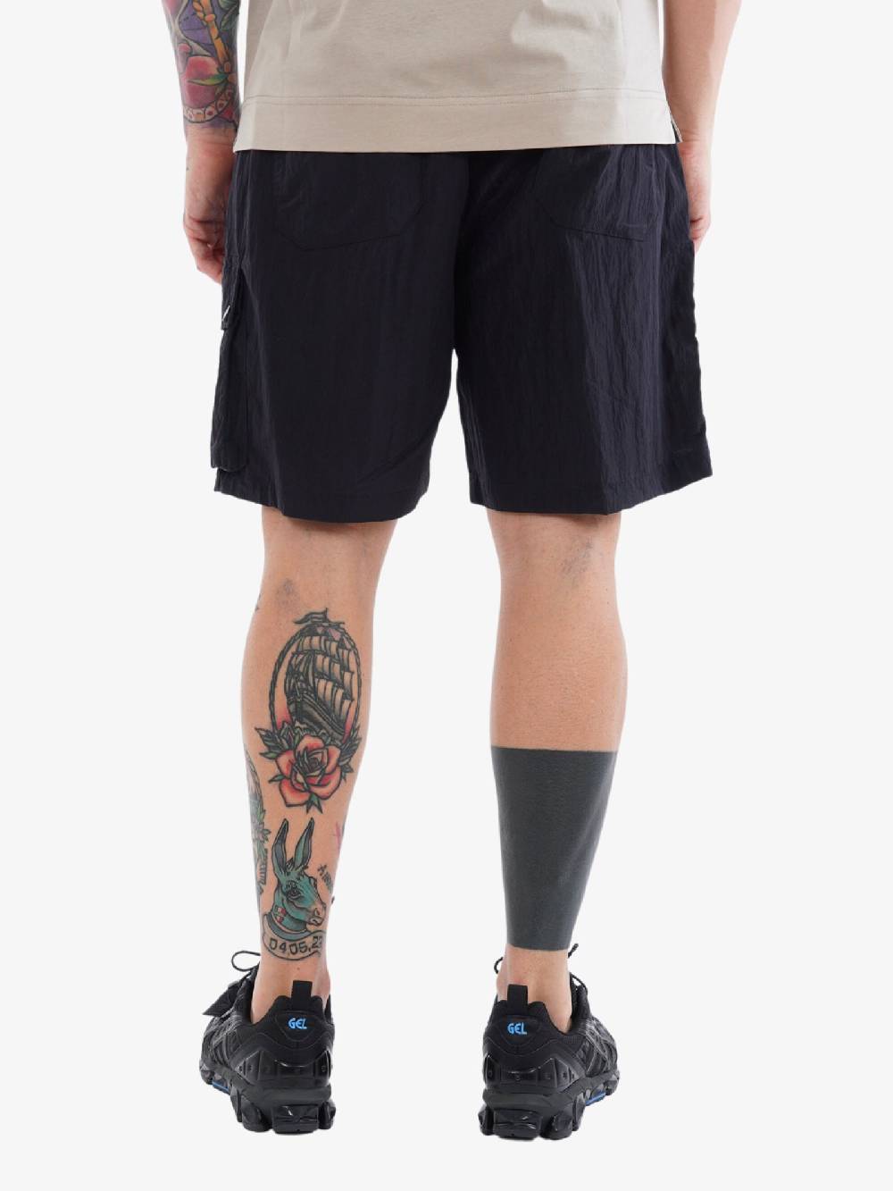 WHITE OVER Bermuda 00400 Uomo Nero