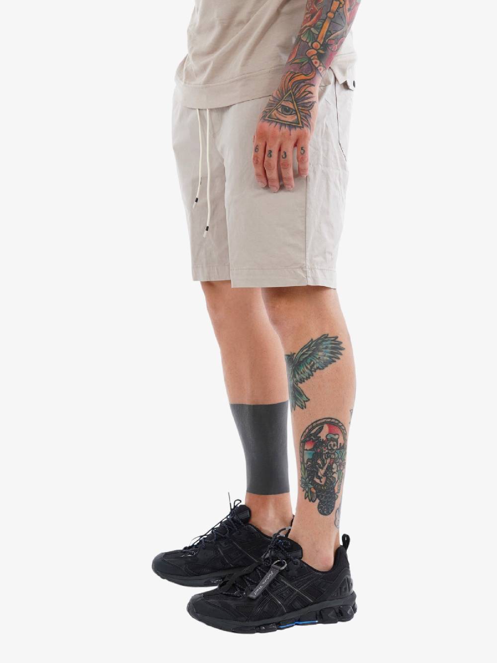 WHITE OVER Bermuda 00405 Uomo In Cotone Sabbia