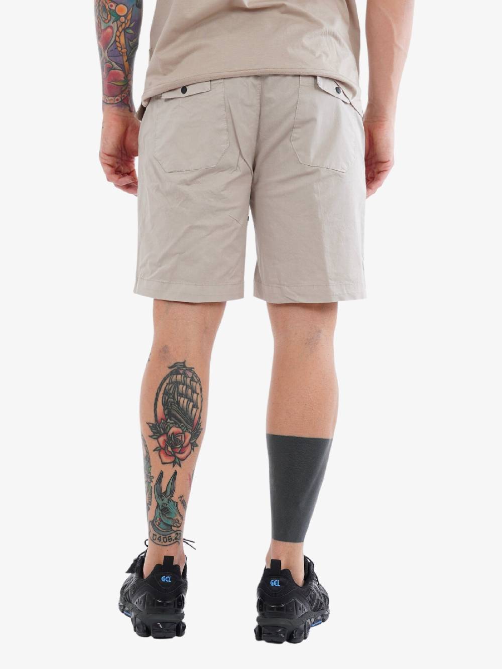 WHITE OVER Bermuda 00405 Uomo In Cotone Sabbia