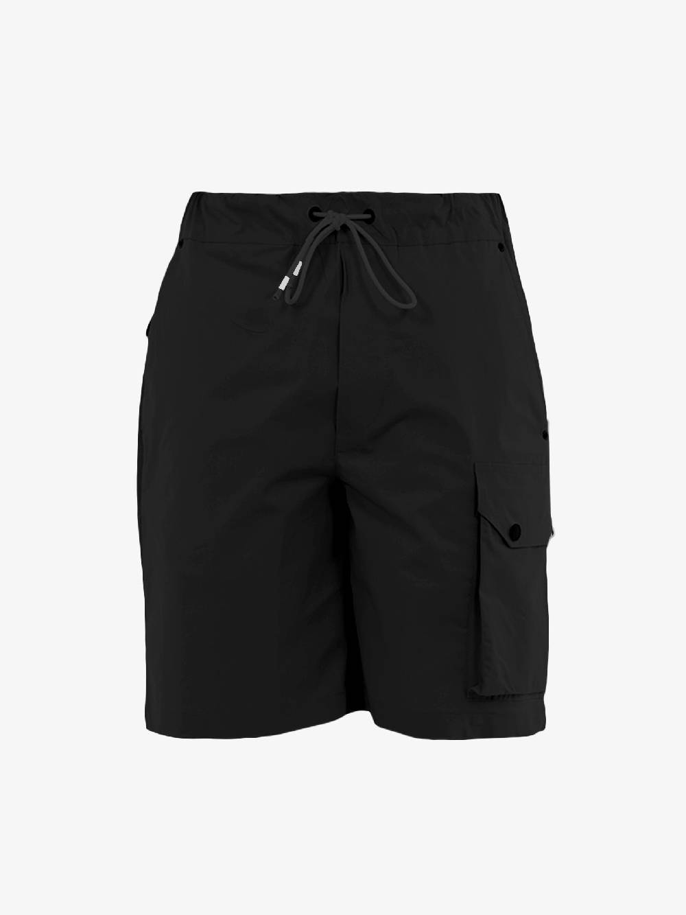 WHITE OVER Bermuda Albany uomoin cotone nero