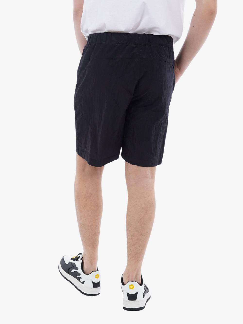 WHITE OVER Bermuda Chelsea Uomo In Cotone Nero