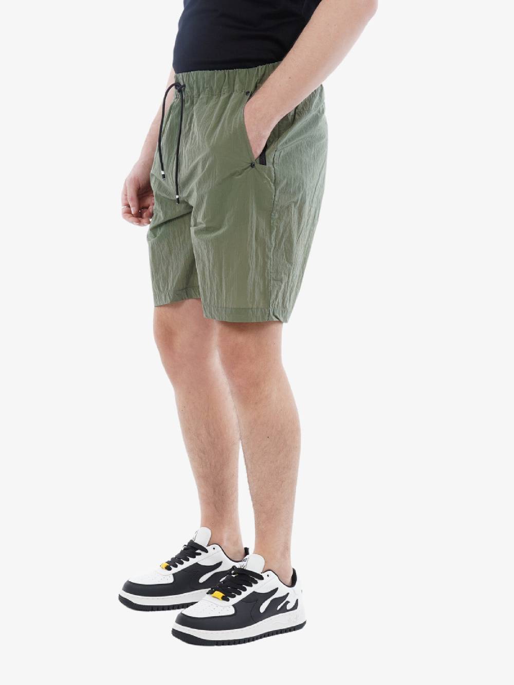 WHITE OVER Bermuda Chelsea Uomo In Cotone Verde