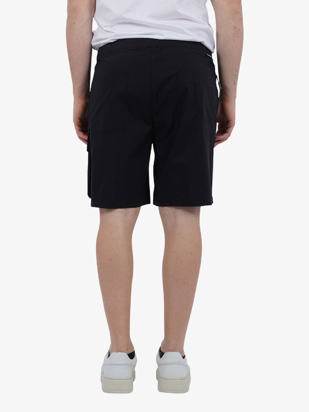 WHITE OVER Bermuda SHAHIR BER/801 Uomo Cotone Nero