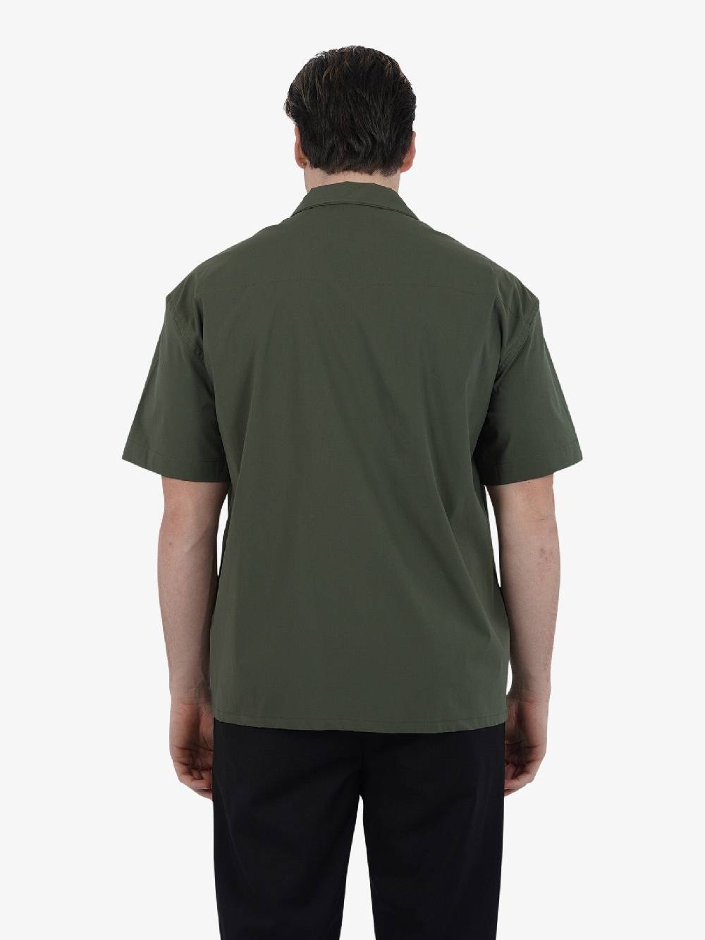 WHITE OVER Camicia GARY CA/501 Uomo Cotone Verde