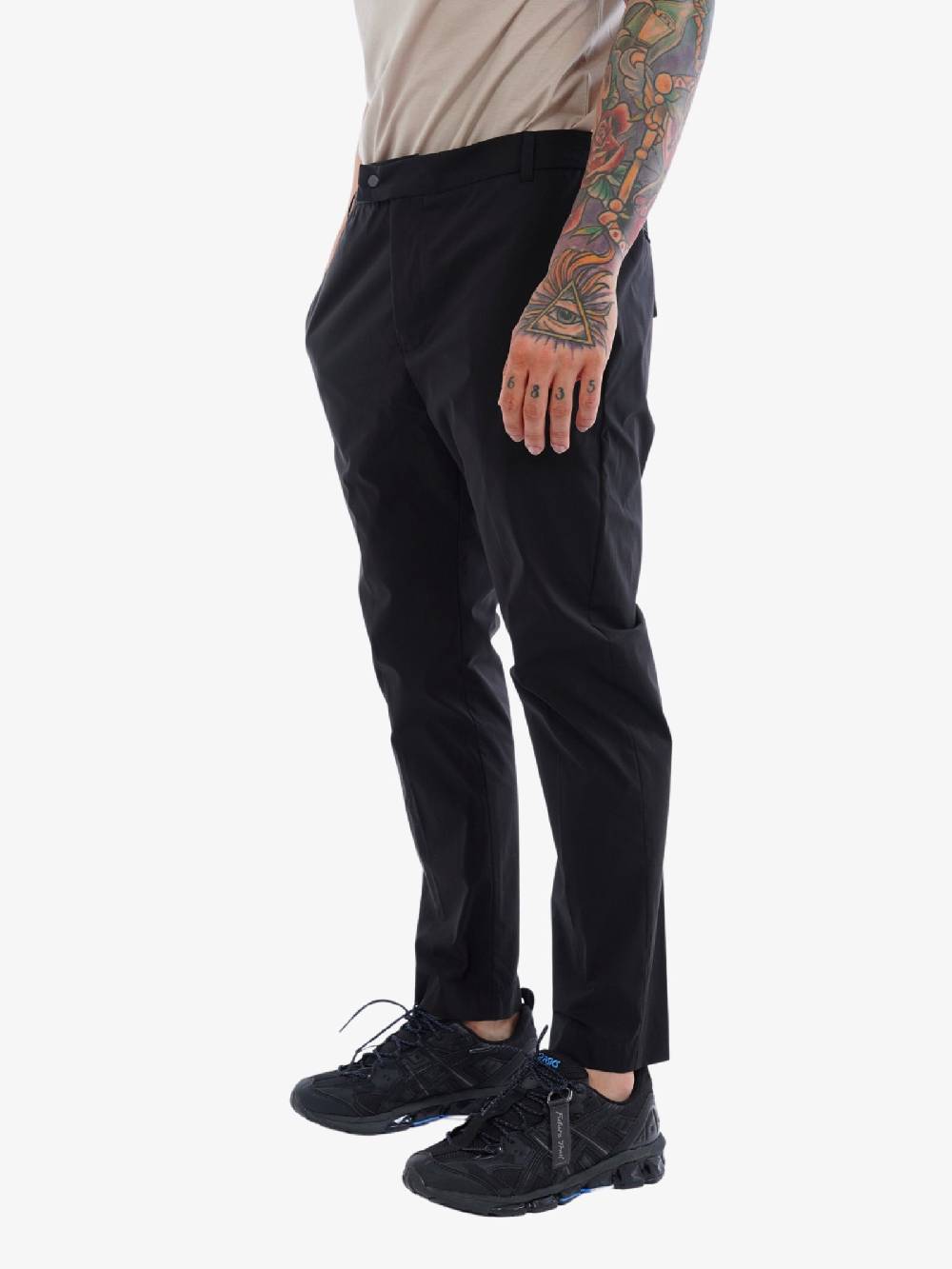 WHITE OVER Pantalone Hoosac Uomo Nero