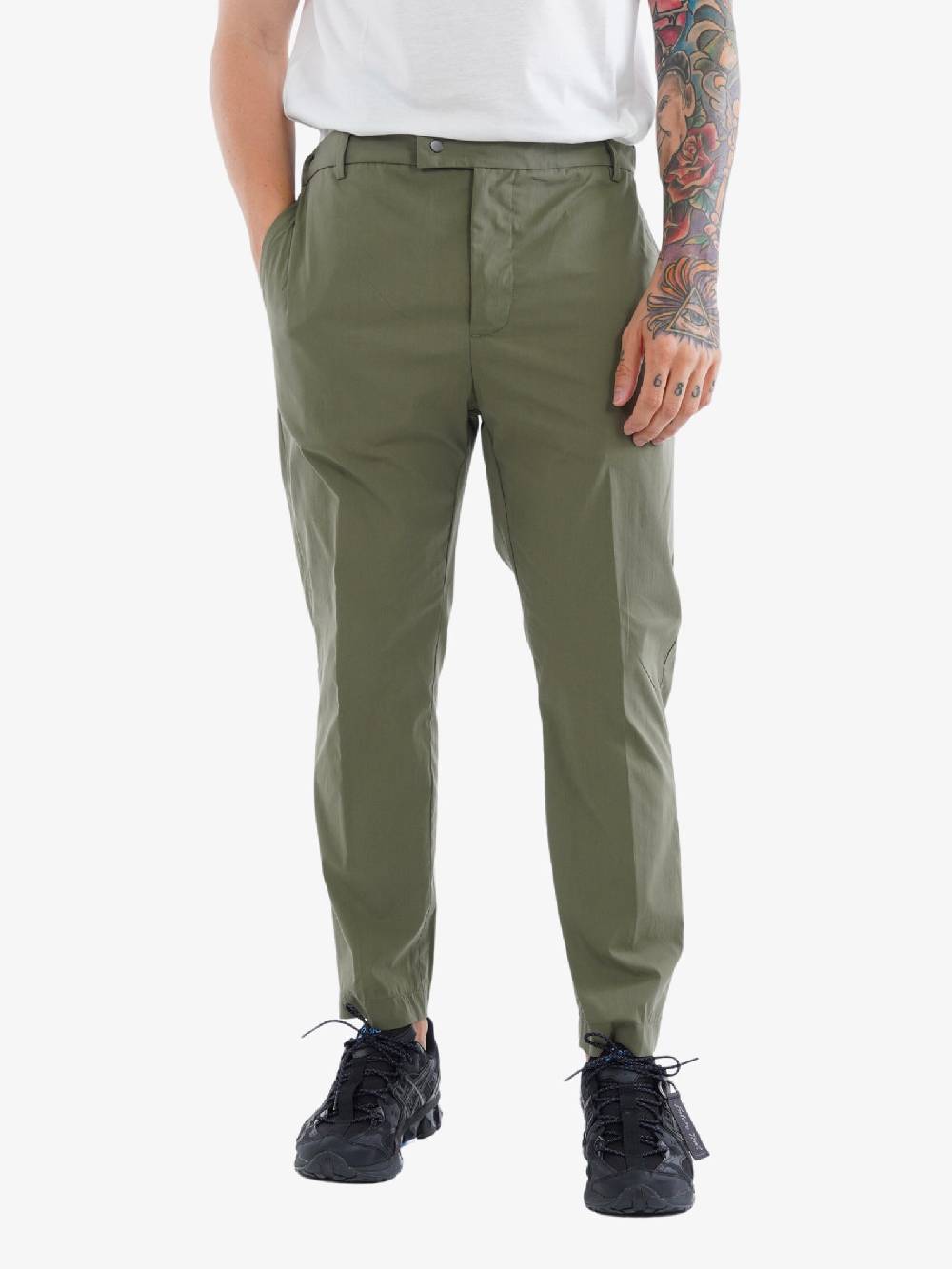 WHITE OVER Pantalone Hoosac Uomo Verde