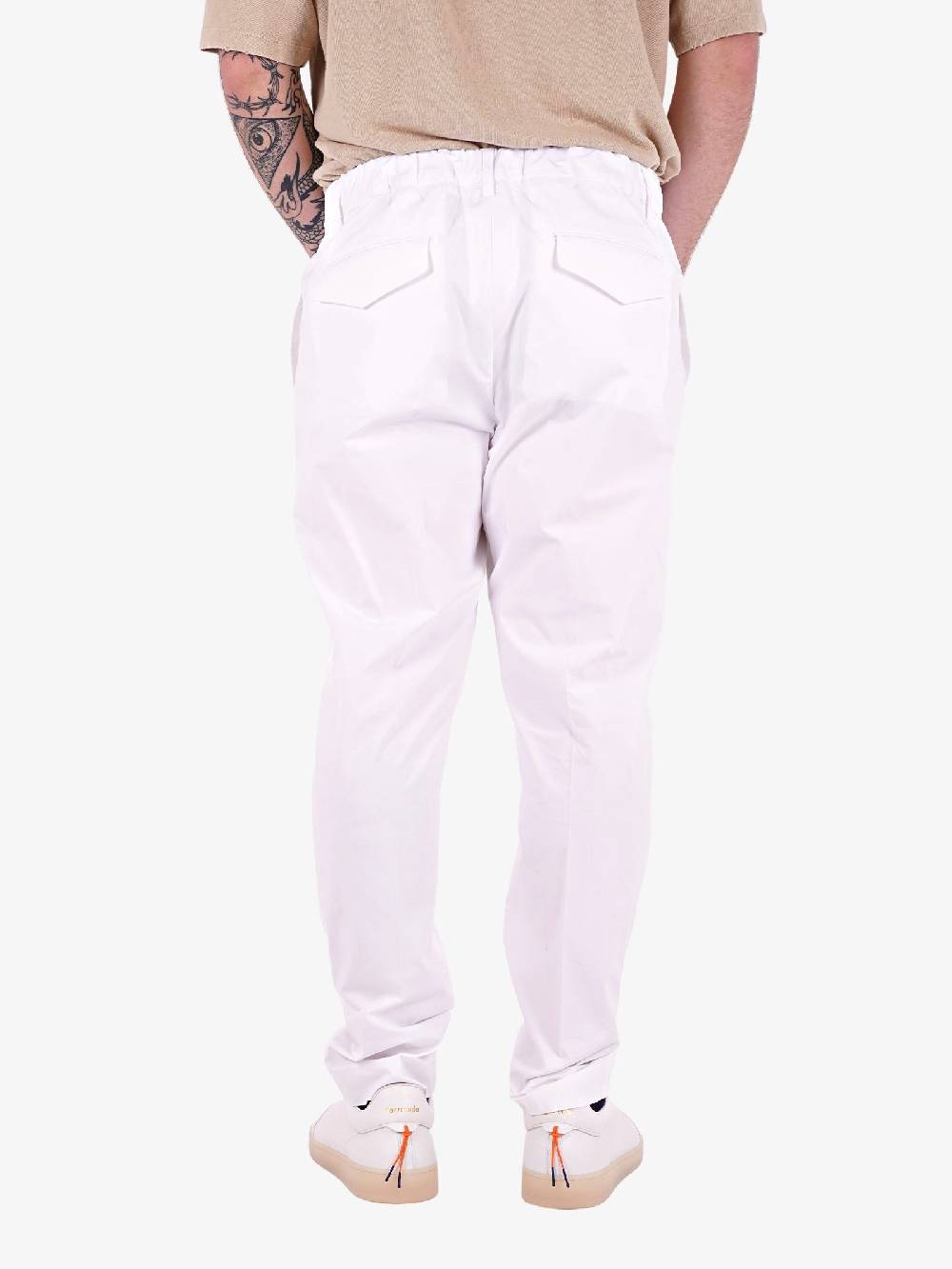 WHITE OVER Pantalone Thunder Uomo Bianco