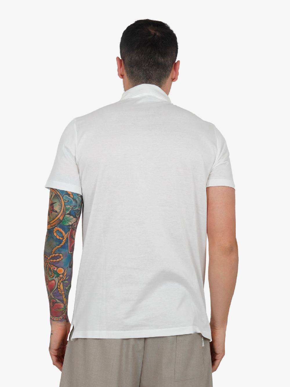 WHITE OVER Polo Oregon Uomo Bianco Caldo