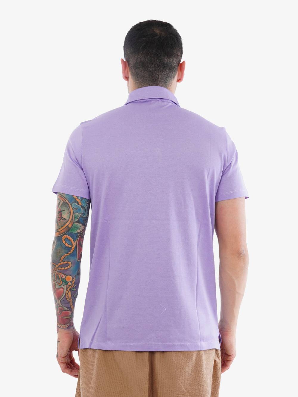 WHITE OVER Polo Oregon Uomo Lilla