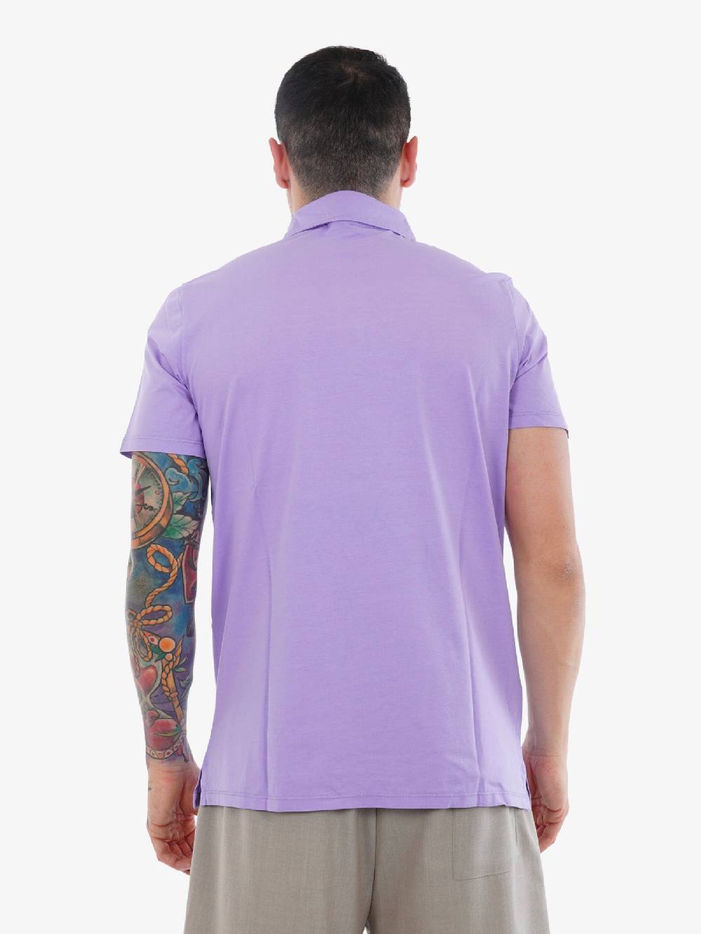 WHITE OVER Polo Oregon Uomo Viola