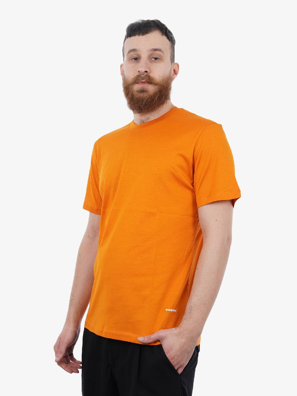 WHITE OVER T-shirt Ohio Uomo Arancione