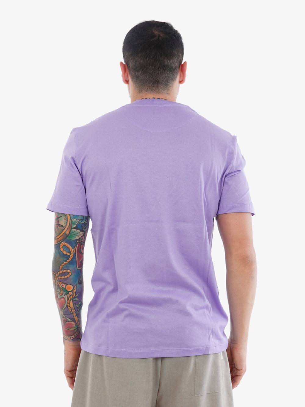 WHITE OVER T-shirt Ohio Uomo Lilla In Cotone