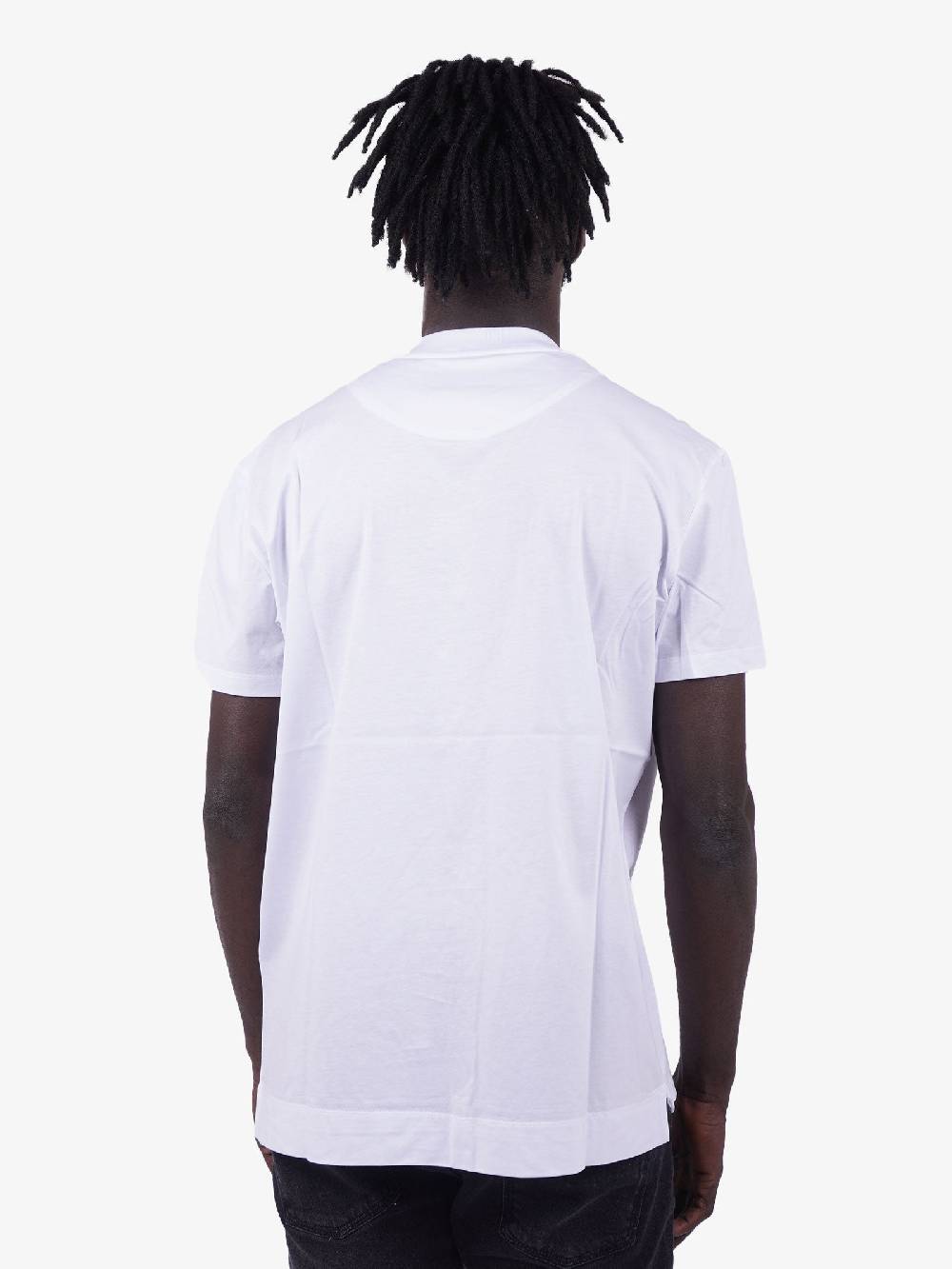 WHITE OVER T-shirt Slim Fit Uomo Bianca