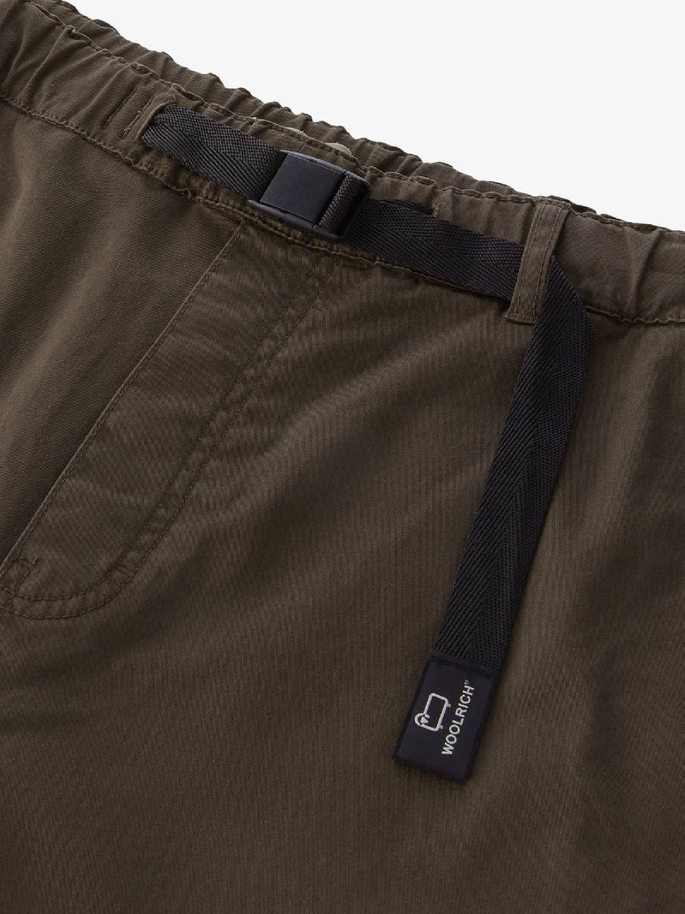 WOOLRICH Bermuda Easy Uomo In Cotone Verde Scuro