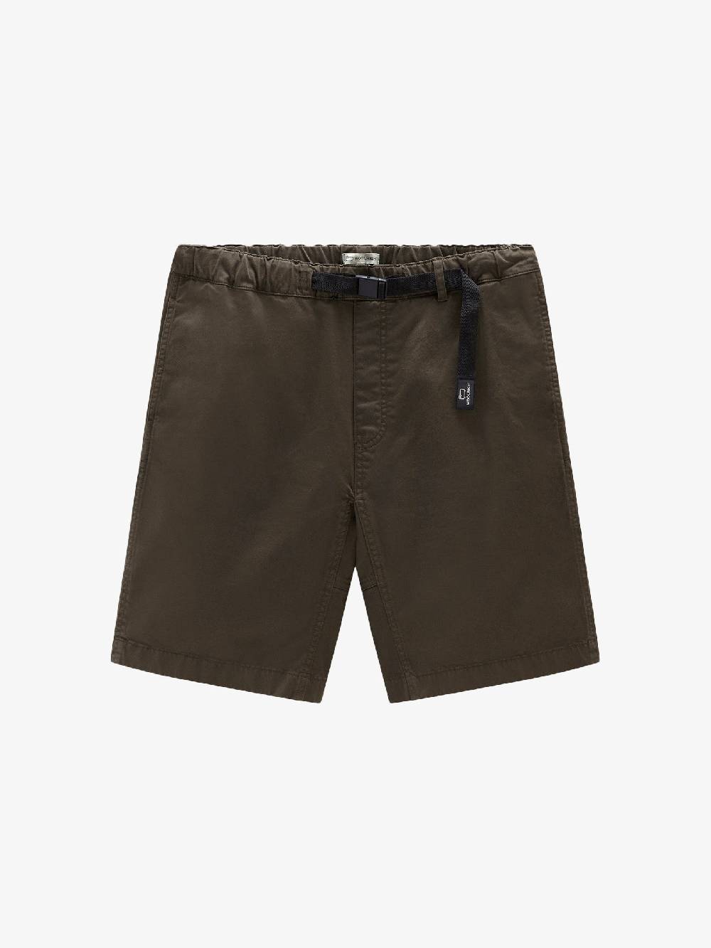 WOOLRICH Bermuda Easy Uomo In Cotone Verde Scuro