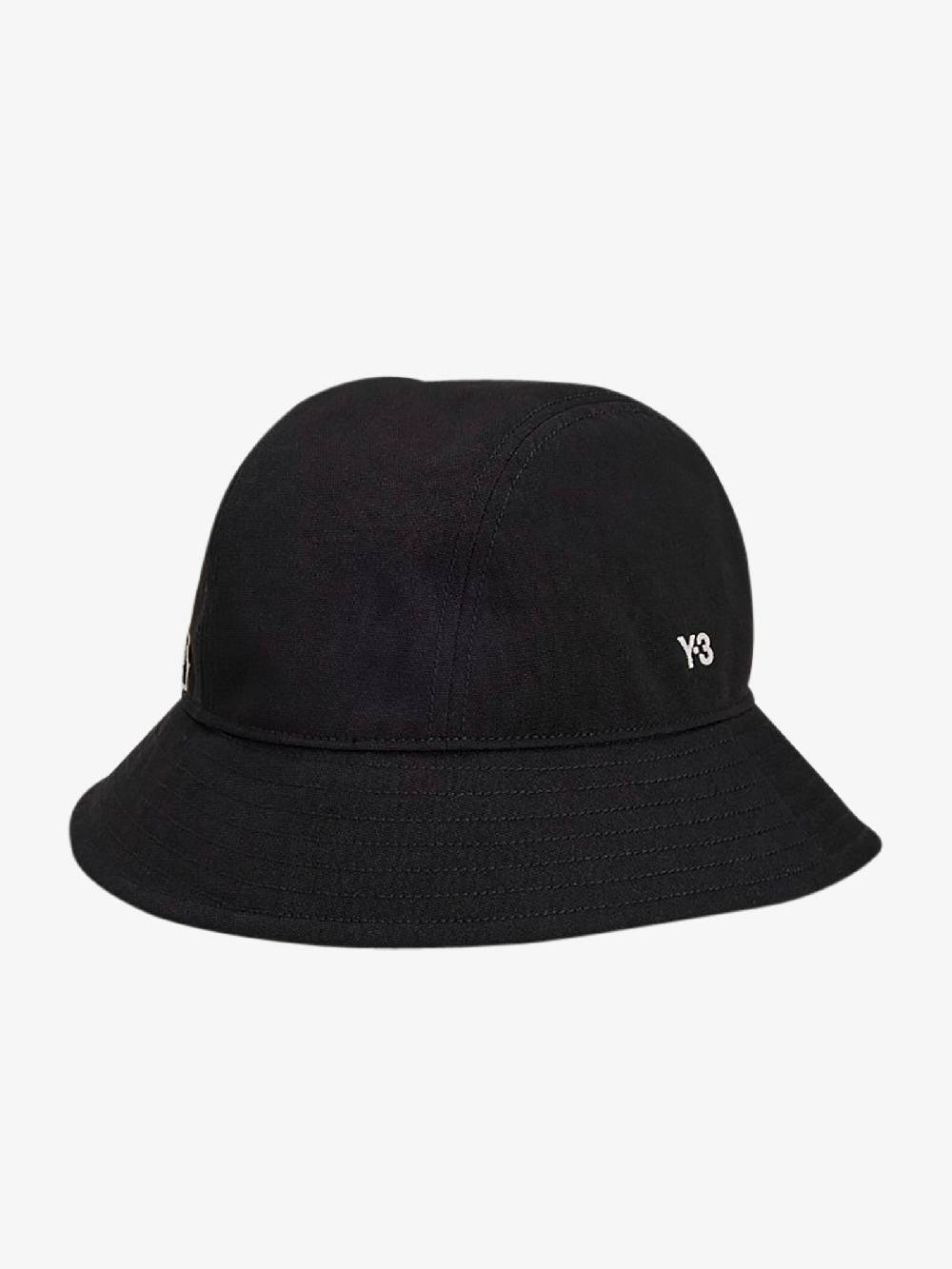 Y-3 Cappello Alla Pescatora IS5223 Con Logo Nero