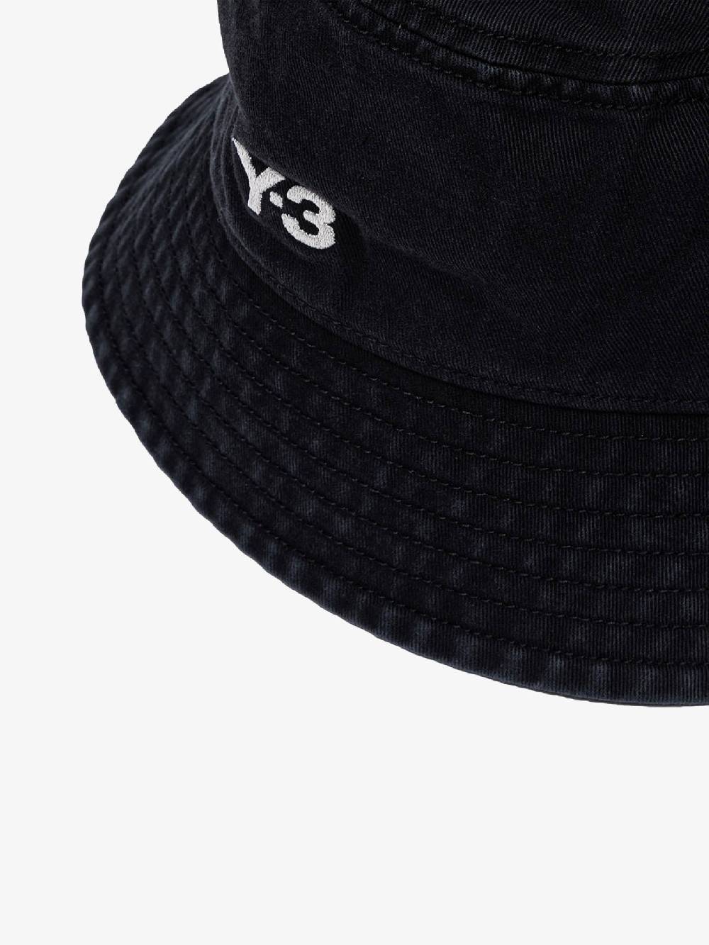 Y-3 Cappello Da Pescatore IX7000 Con Logo Nero