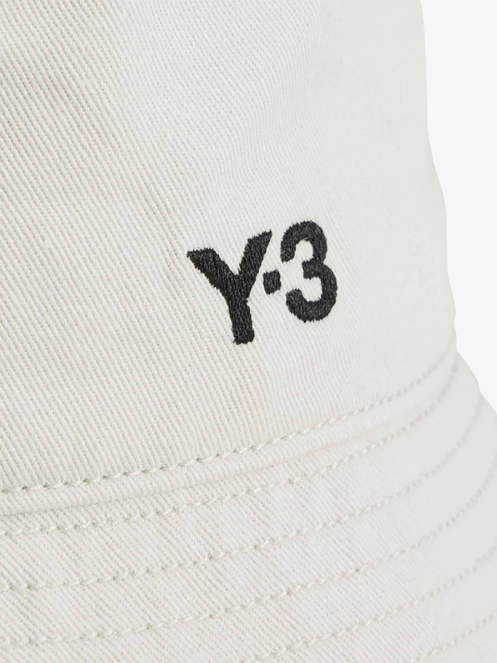 Y-3 Cappello Da Pescatore IX7001 Con Logo Talco