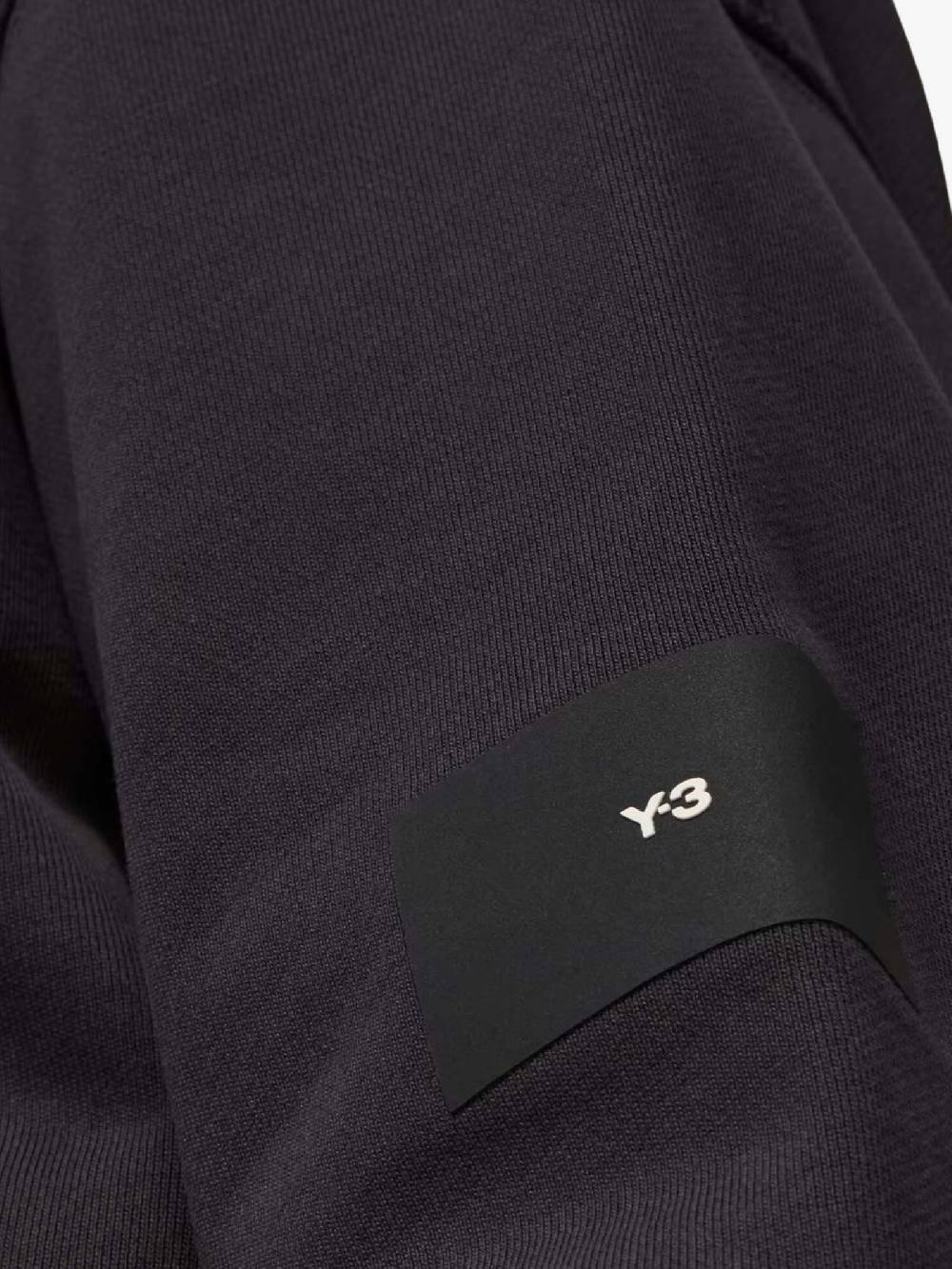 Y-3 Felpa Girocollo Unisex Nera In Cotone
