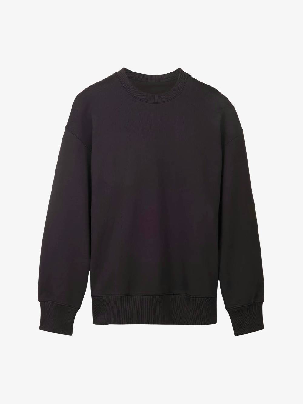 Y-3 Felpa girocollo unisex nera in cotone