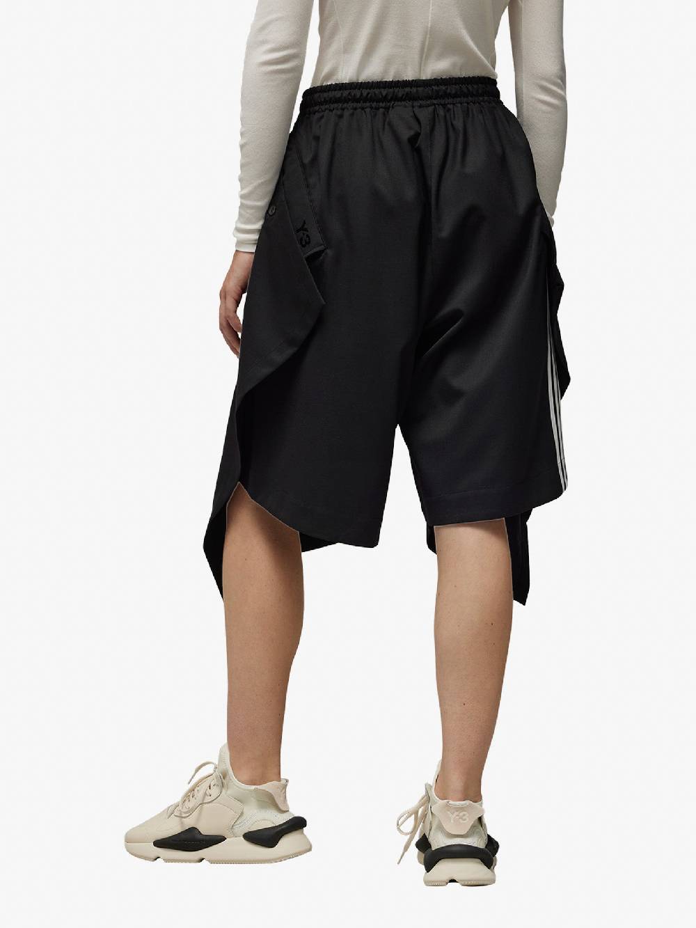 Y-3 Shorts Refined Woven IN4371 Donna Nero