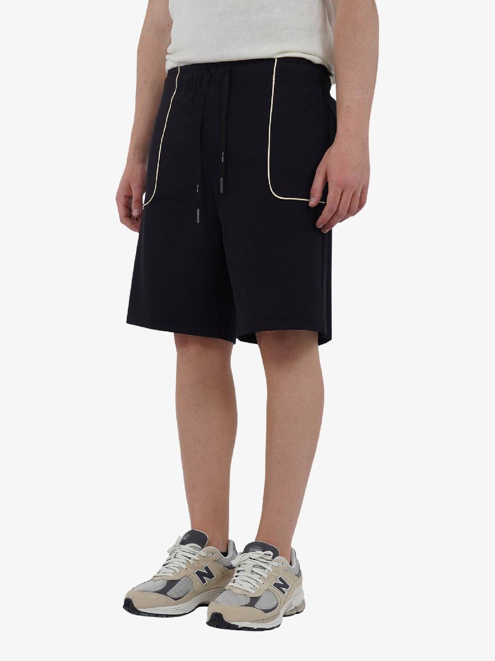 YES LONDON Bermuda Al Ginocchio XS4226 Uomo Nero