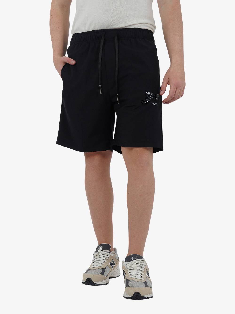 YES LONDON Bermuda Morbido XS4189 Uomo Nero