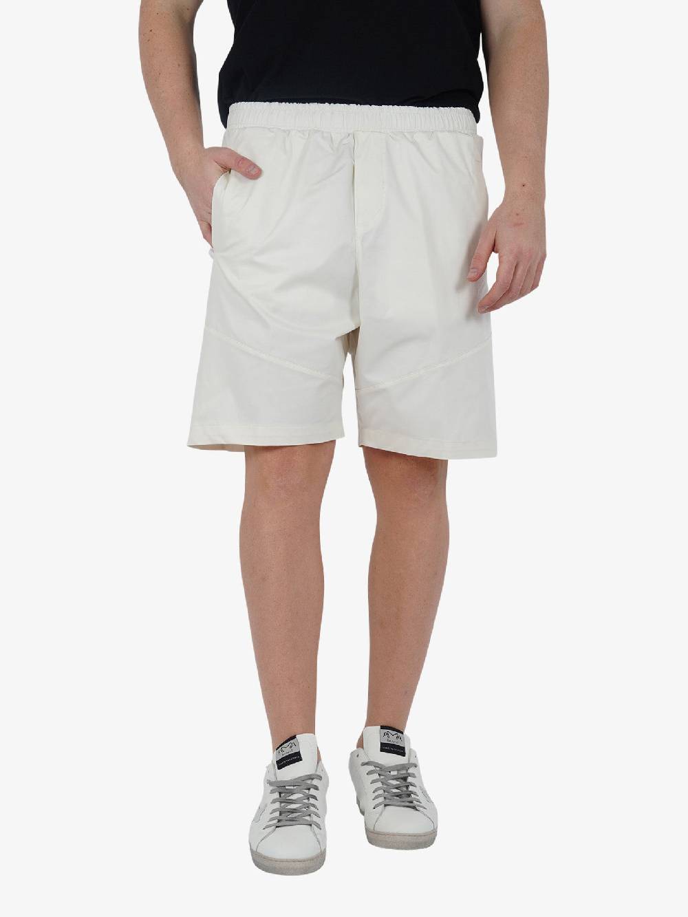 YES LONDON Bermuda XS4223 uomo cotone panna