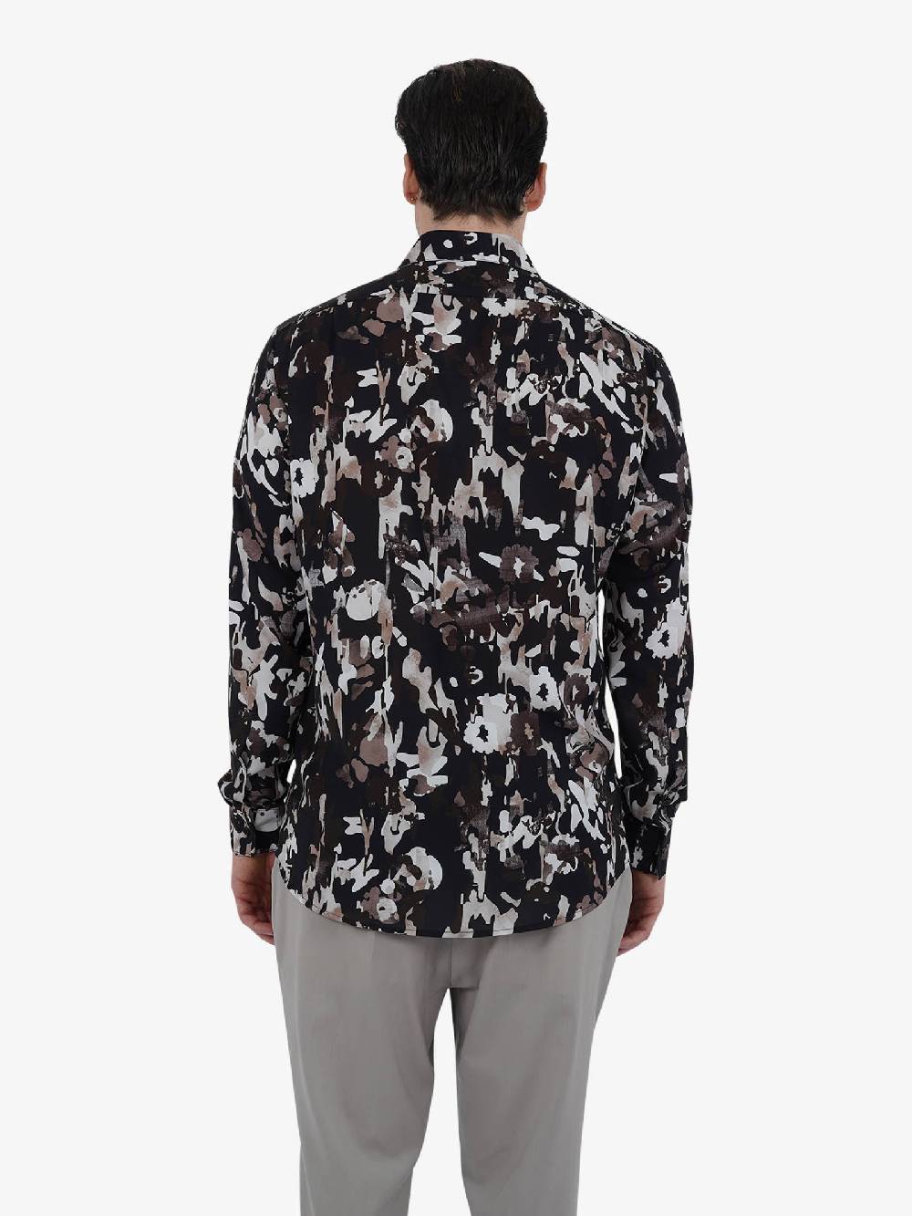 YES LONDON Camicia XCM7154 Uomo Nero