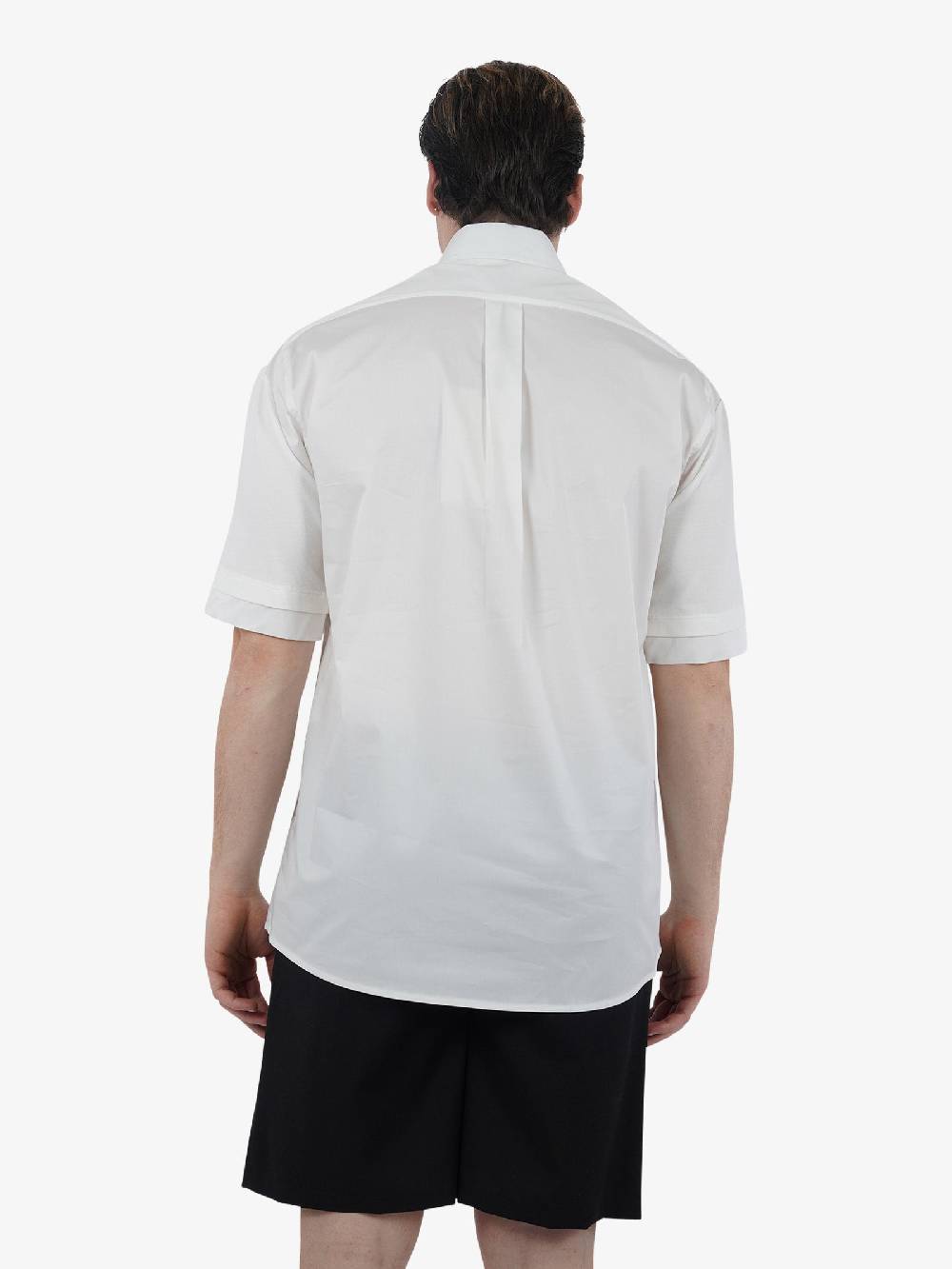 YES LONDON Camicia XCM7155 Uomo Cotone Bianco