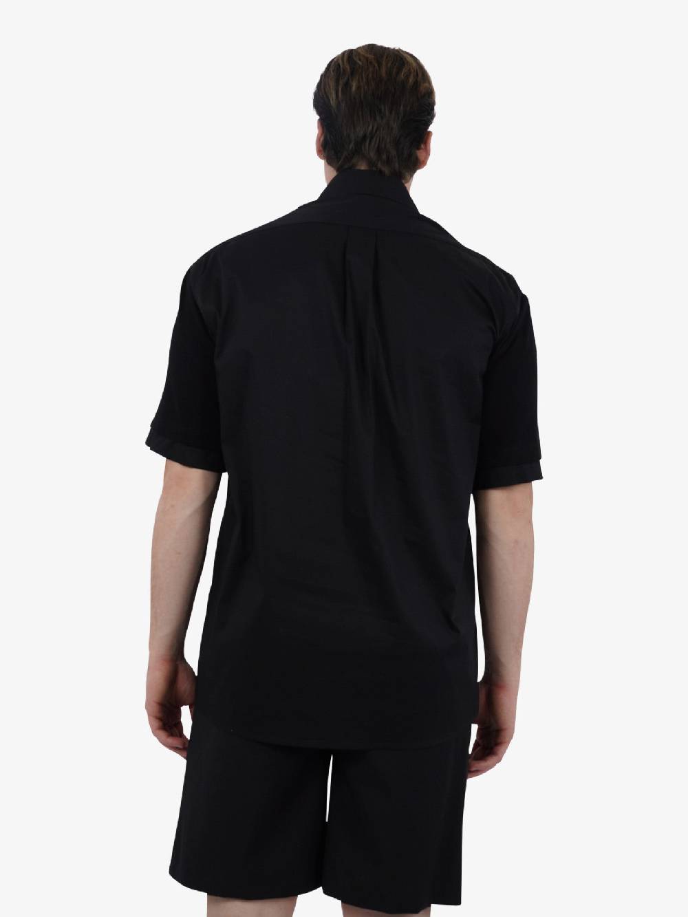 YES LONDON Camicia XCM7155 Uomo Cotone Nero