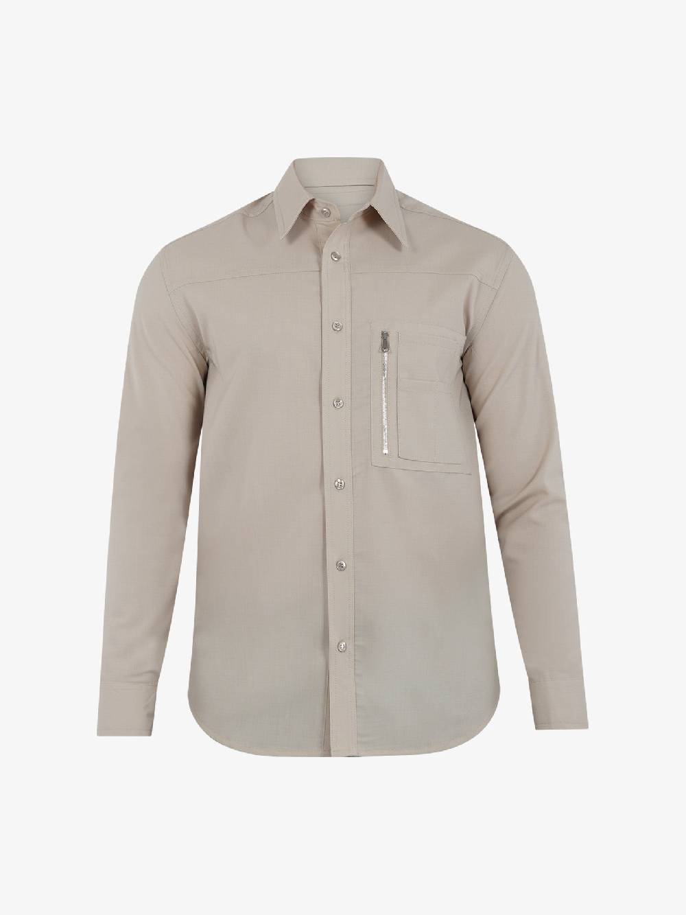 YES LONDON Camicia XCM7164 Uomo Lana Beige