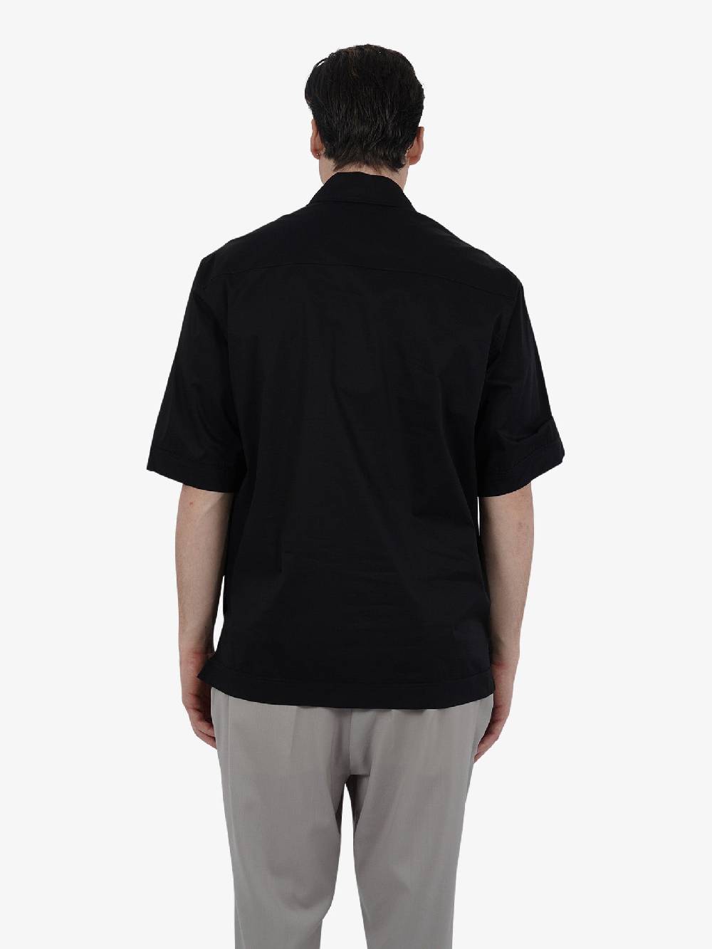 YES LONDON Camicia XCM7165 Uomo Cotone Nero