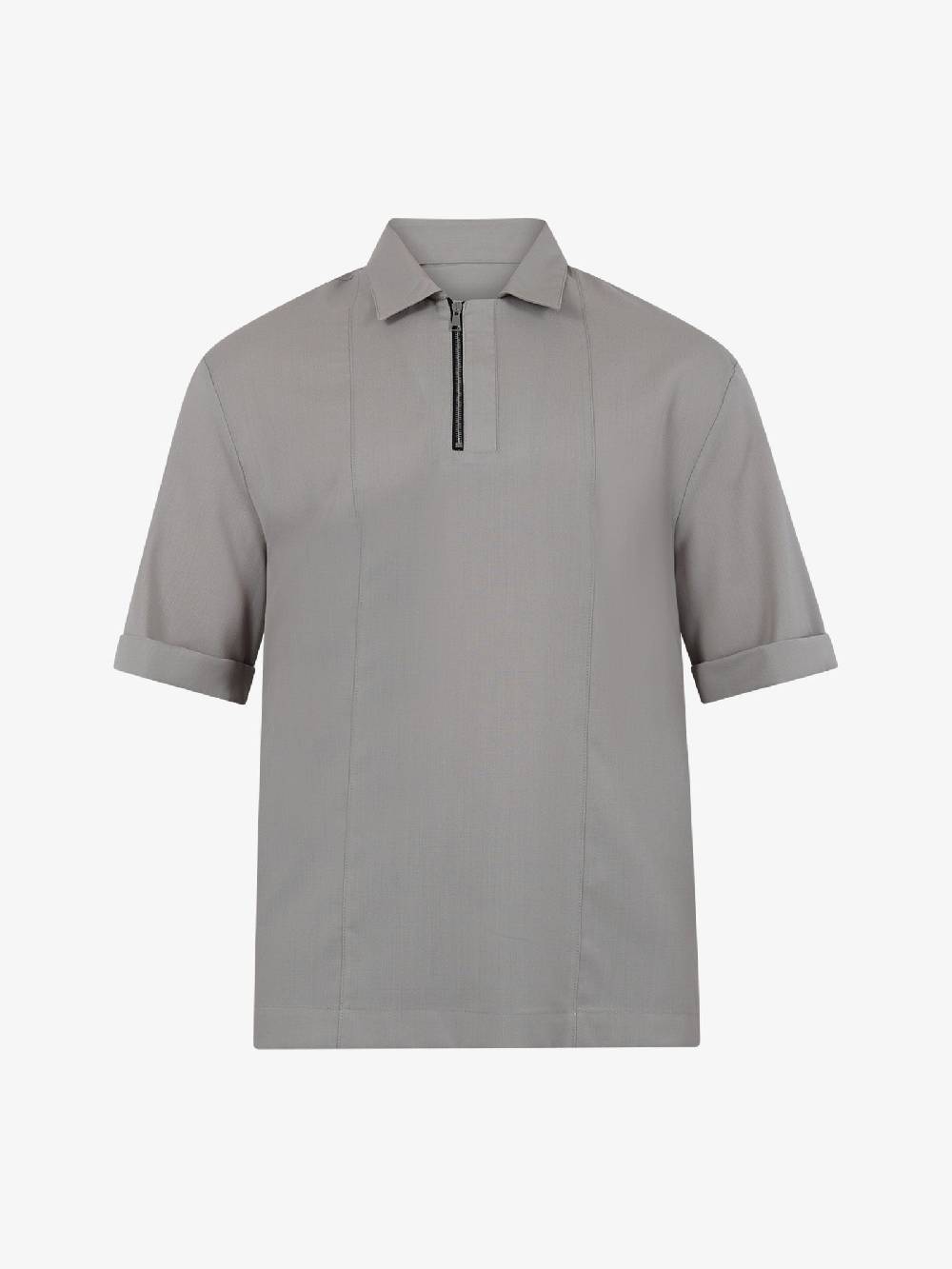 YES LONDON Camicia XCM7166 Uomo Lana Grigio