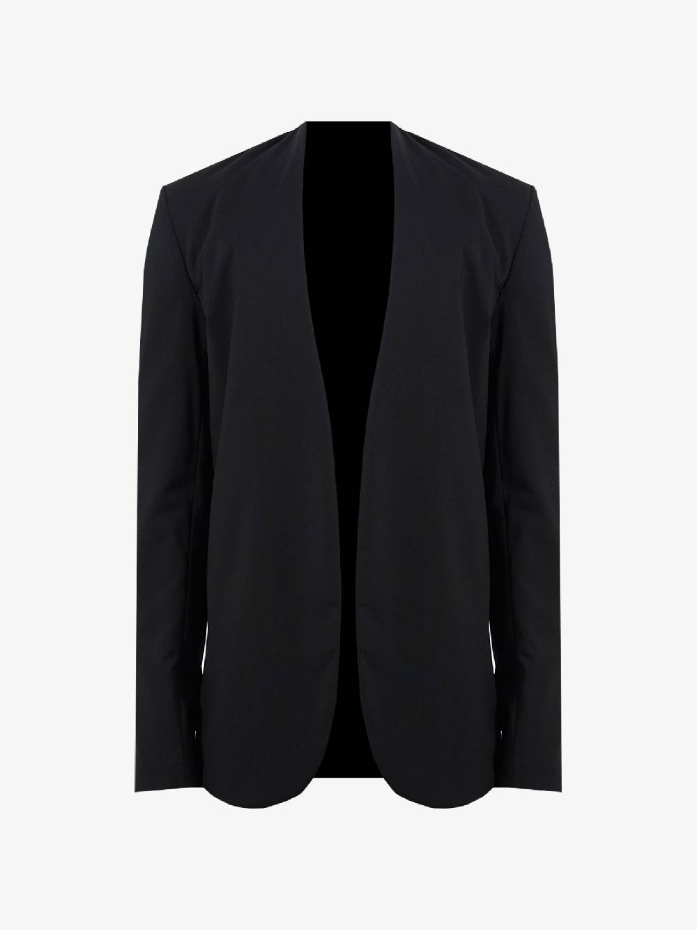 YES LONDON Giacca Senza Abbottonatura Uomo Nera